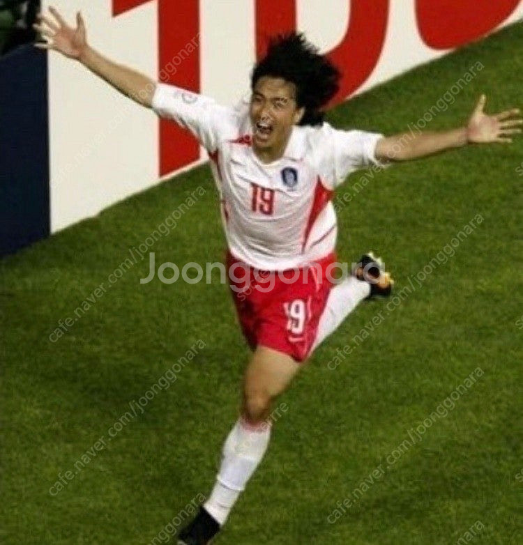 2002월드컵 축구 국가대표 19번 국대 어웨이 유니폼...--4