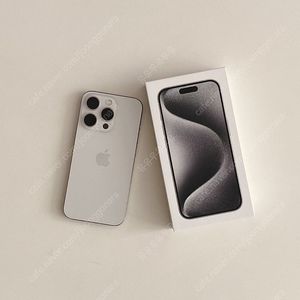 아이폰15프로 128 화이트