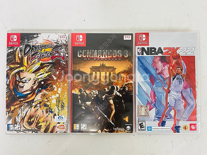 닌텐도 스위치 드래곤볼 파이터즈, 코만도스3, NBA2...--0