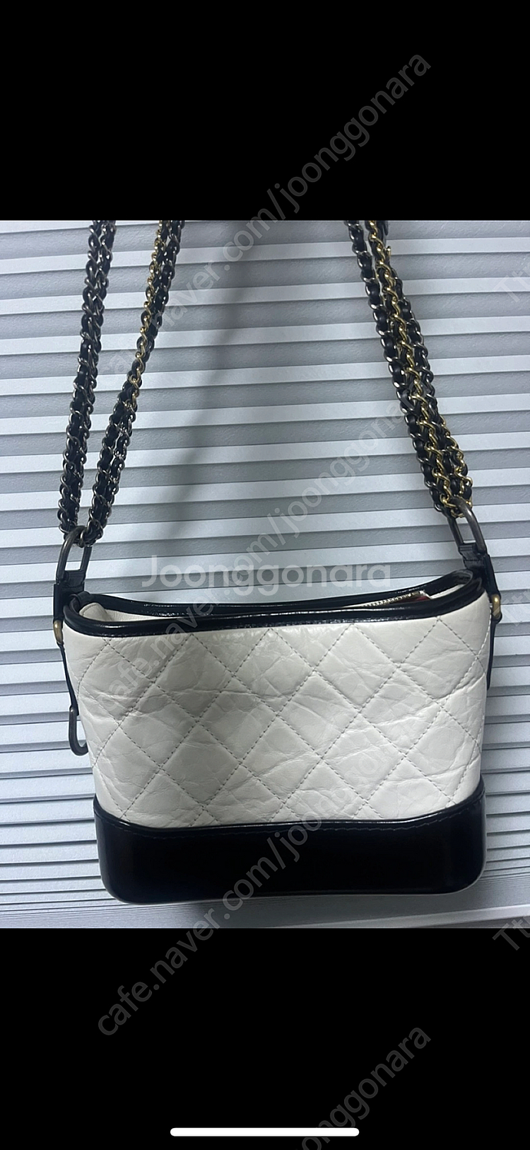 샤넬가브리엘호보스몰 흰검--2