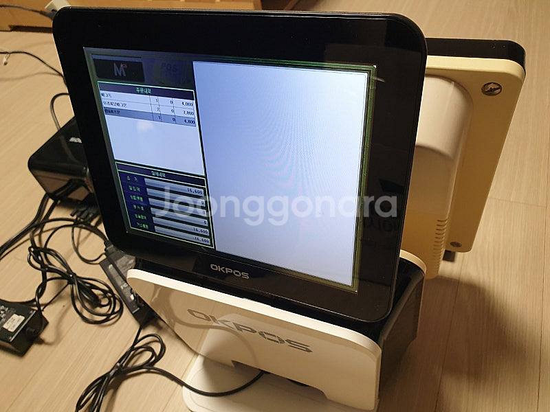 포스기 OK POS 듀얼모니터 판매 합니다.--0