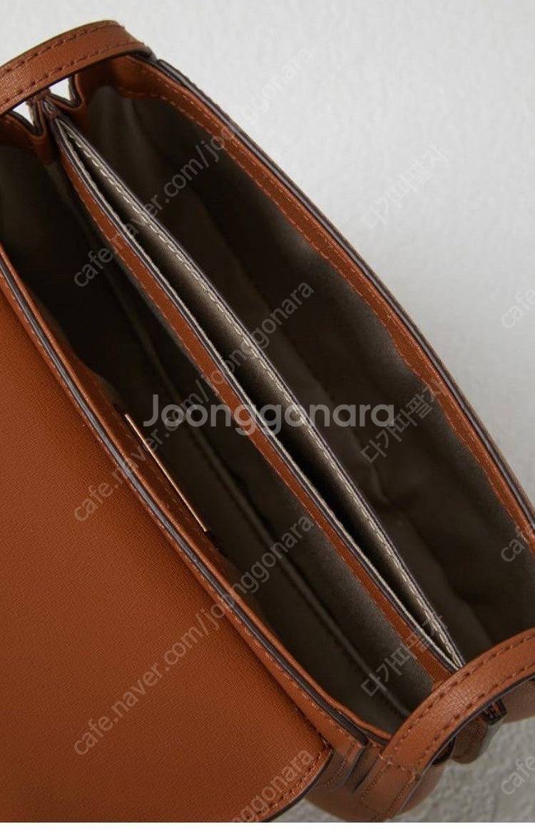 (정품)쿠론 티핀 크로스 21 카라멜카페 가방 크로스백...--5