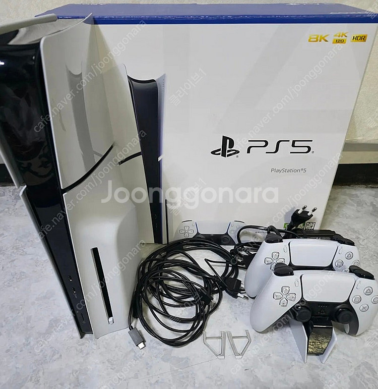 PS5 2018A 플스5 슬림 디스크+추가듀얼센스+충전...--1