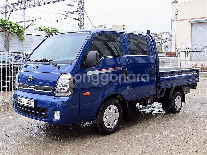 중고 봉고3 더 뉴 봉고3 카고 1톤 더블캡 파란색 2...--3