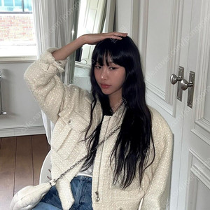 서쿠키 마리우스 트위드 자켓 점퍼