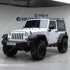지프 랭글러 중고 JEEP 랭글러 흰색 2016년식 73,993km 3.6 스포츠 2DR 차상태 완벽점검