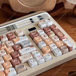 고양이 키캡 기계식키보드 키캡