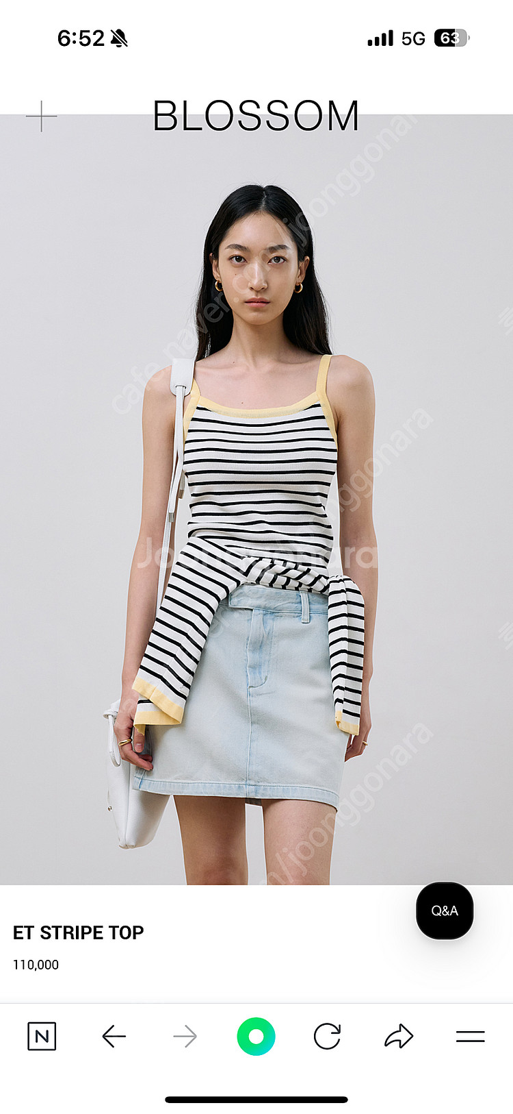 블러썸컴퍼니 여름 니트 / ET STRIPE TOP +...--2