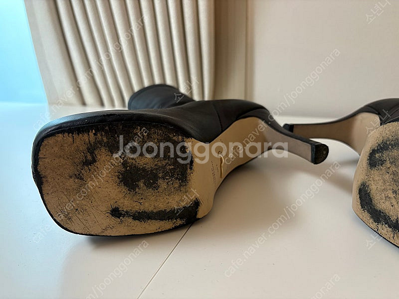 쇼쉬르라팡 블록부츠 240 수제화 양가죽 (정가 28)--6