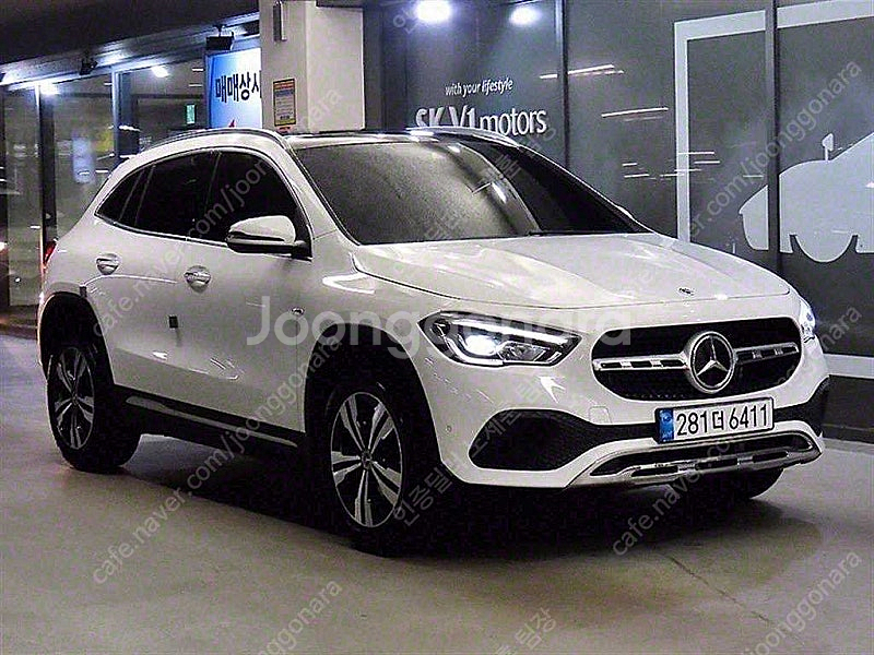 벤츠 GLA 중고 벤츠 GLA클래스 중고 흰색 2021년식 35,744km GLA220 중고차구매--0