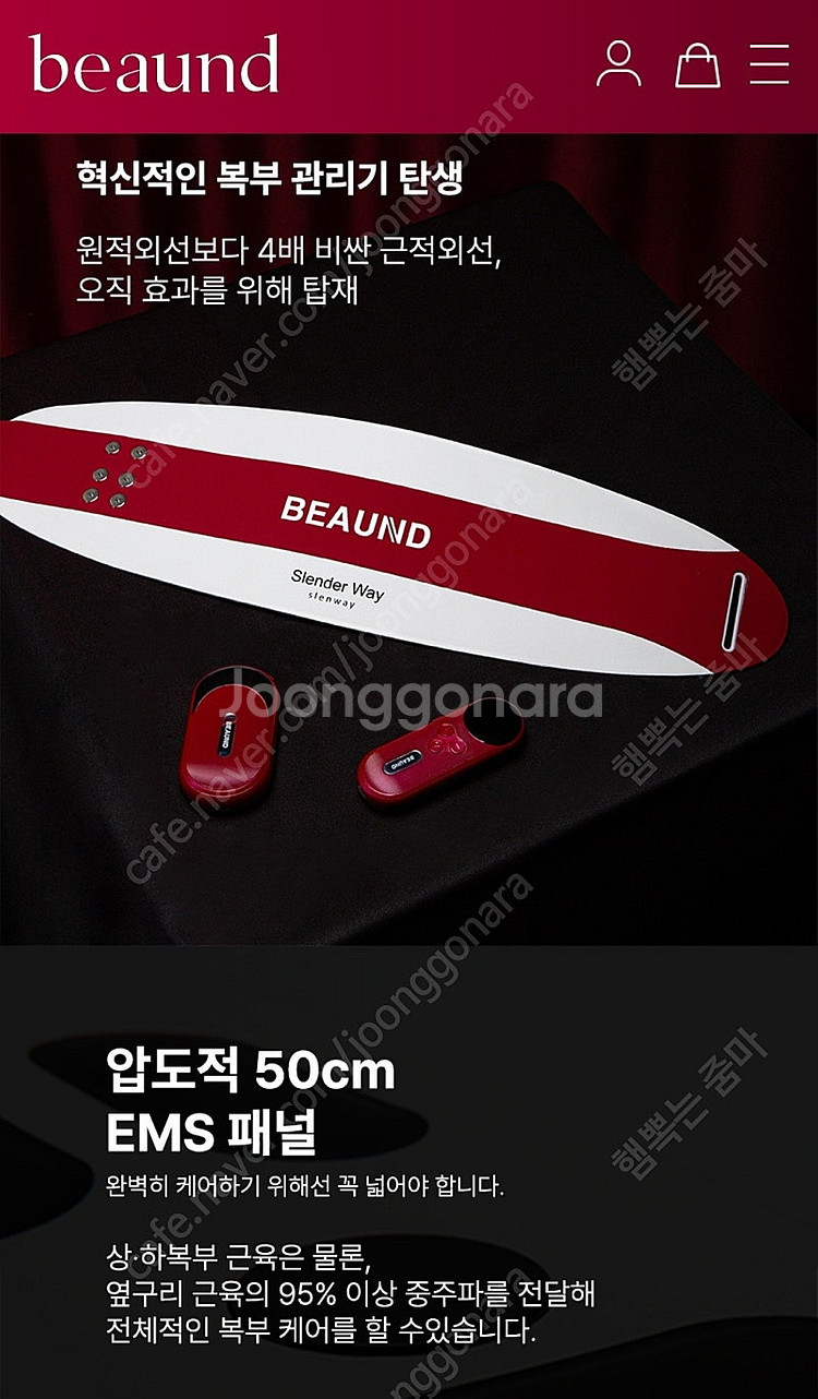 뷰앤디 슬렌웨이(뱃살 맛사지기)--0