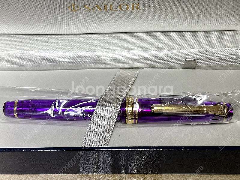 완챠 한정 세일러 프로기어슬림 라벤더 만년필 미개봉 신...--3