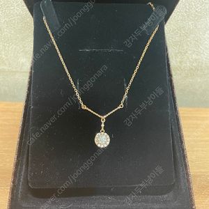 18k 로즈골드 목걸이