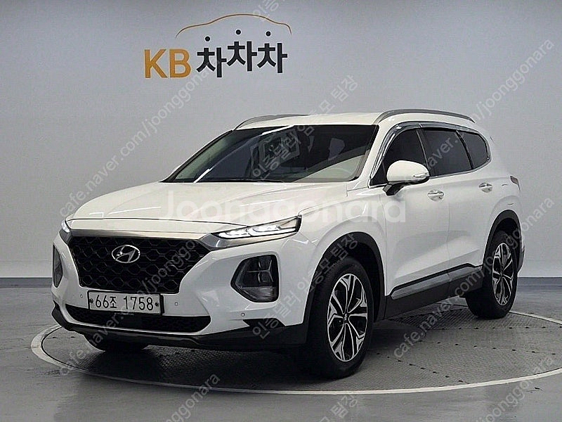 싼타페 중고차 할부가능 흰색 2019년식 디젤 2.2 ...--0