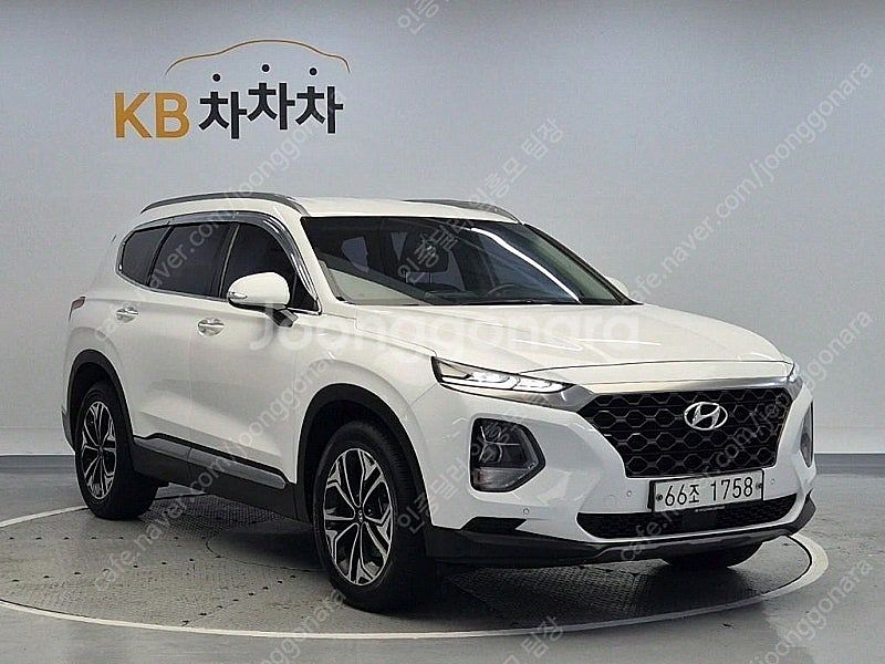 싼타페 중고차 할부가능 흰색 2019년식 디젤 2.2 ...--5