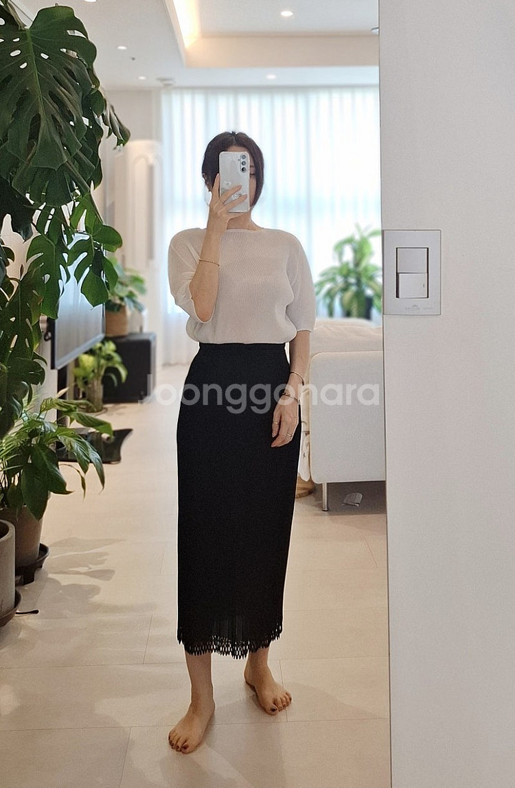 플리츠플리즈 화이트 미스트3 루즈핏 이세이미야케--3