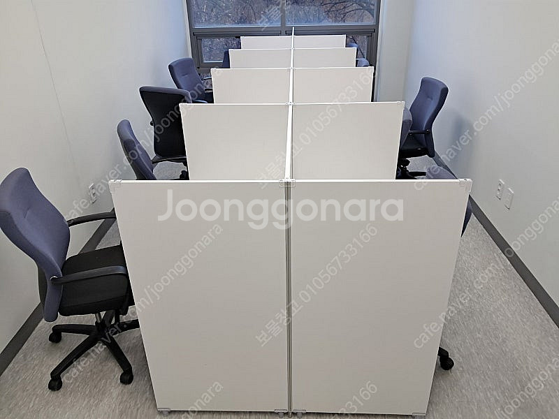 (상태깔끔) 학원책상 , 이벤트 독서실칸막이 있어요--5