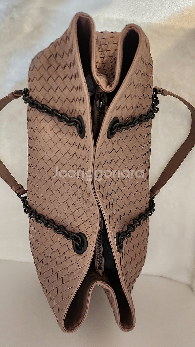 보테가 베네타 인트레치아토 체인 토트숄더백(정품)--4