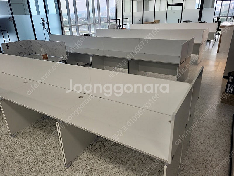 깔끔 사무실책상 W1200책상 외 (파티션/의자/책장/...--3
