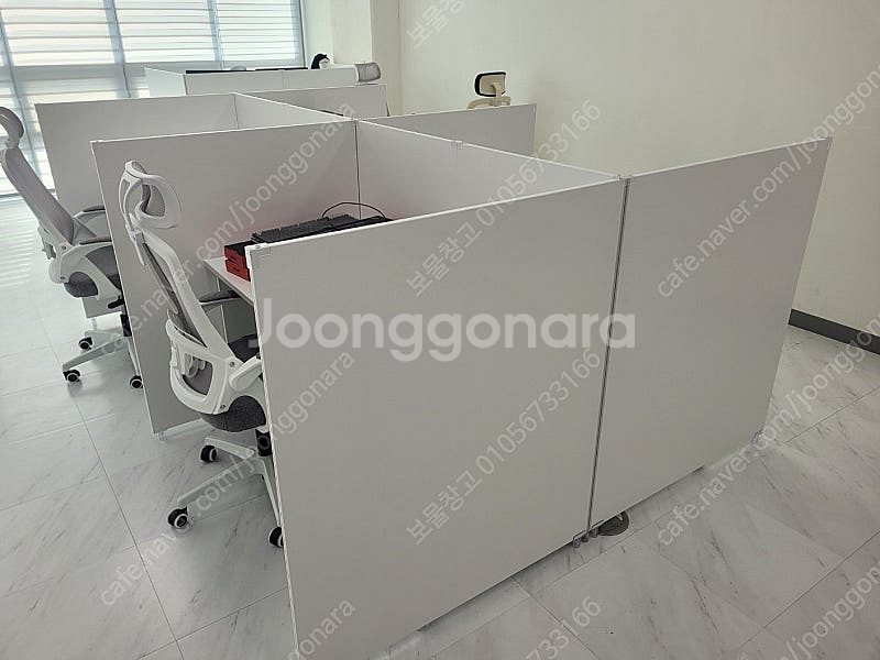 깔끔 사무실책상 W1200책상 외 (파티션/의자/책장/...--7
