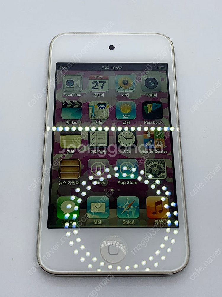 아이팟 터치 4세대 화이트 8g--1