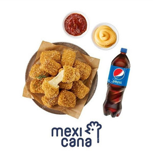 멕시카나치킨 치필링+콜라1.25L 후라이드반양념반+콜라1.25L