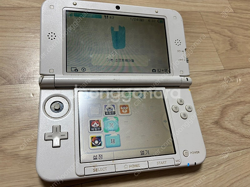 닌텐도 3ds xl 구큰다수 화이트 기기 상태 안좋음,...--2