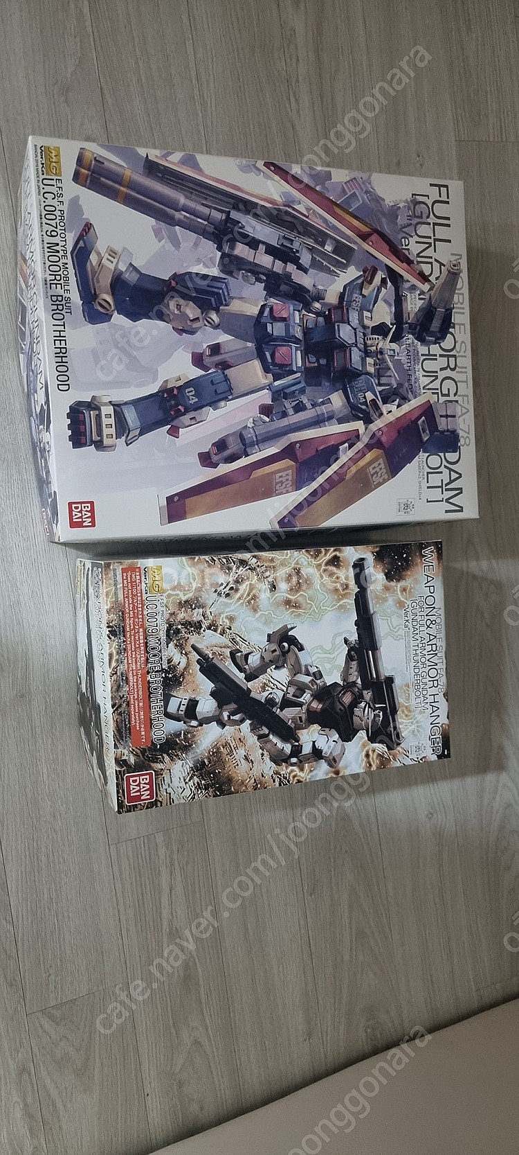 Mg 풀아머 건담(썬더볼트)버카+웨폰 아머행거 일괄--0