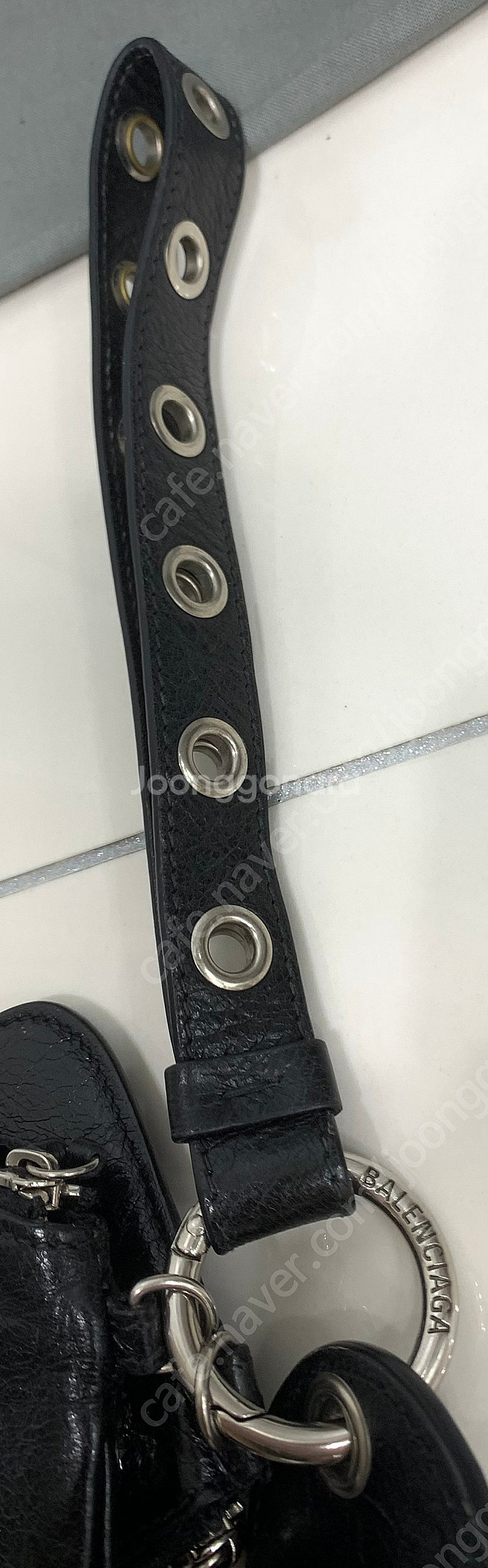 발렌시아가 르카골 미니 멀티 파우치 블랙&실버 클러치 ...--5
