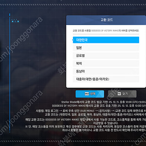 스텔라 블레이드 니케 홍련 스킨 코드 판매합니다 (서버 선택가능)