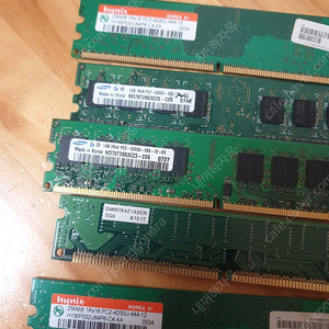 삼성 DDR2 1GB PC메모리 2개&기타