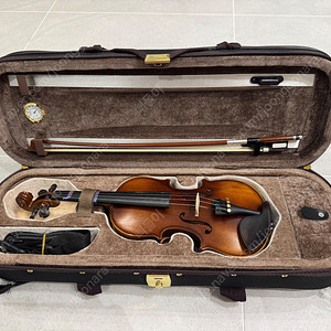 바이올린 1/8 키즈 어린이용 가방포함 활 기타 구성품