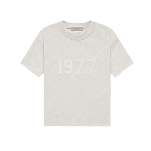 피오갓에센셜 1977 우먼 반팔 티셔츠 라이트 오트밀 L, XL