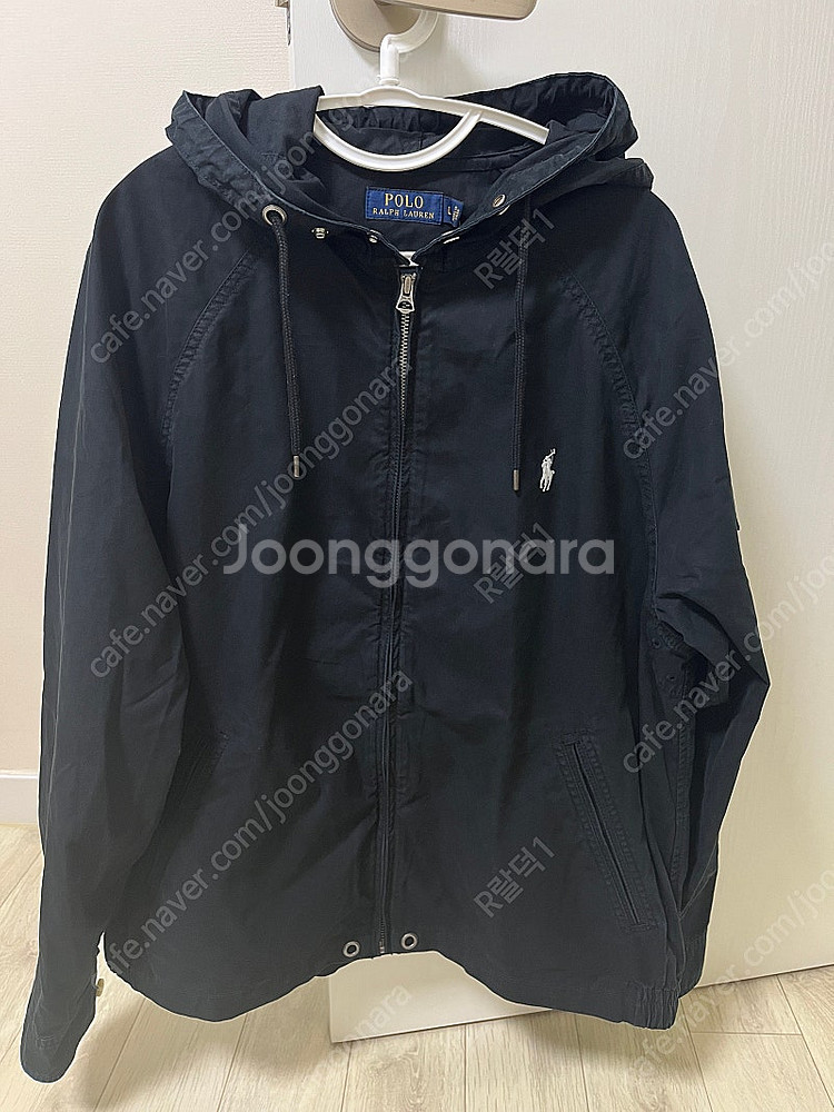 폴로랄프로렌 윈드브레이커 유틸리티자켓 블랙 L사이즈 새...--0
