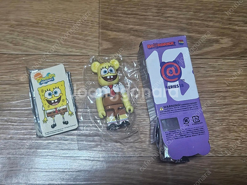 베어브릭 18탄 스폰지밥 스펀지밥 피규어 굿즈--0