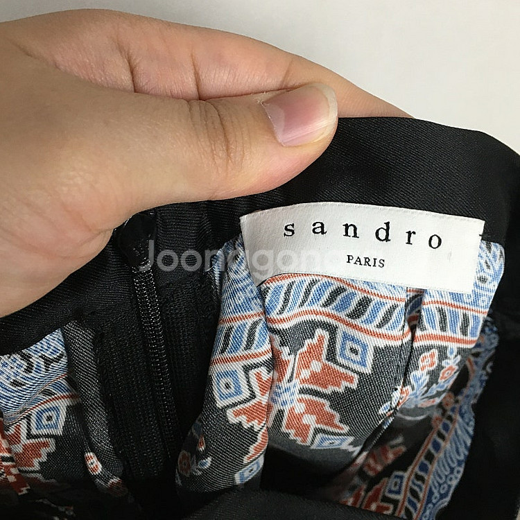 SANDRO 산드로 플레어 스커트 1 / 랑방 마인 오...--6