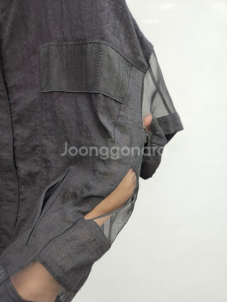 디데무 시스루 블랙 셔츠/한섬 타임 마인 미샤 구호 랑...--5