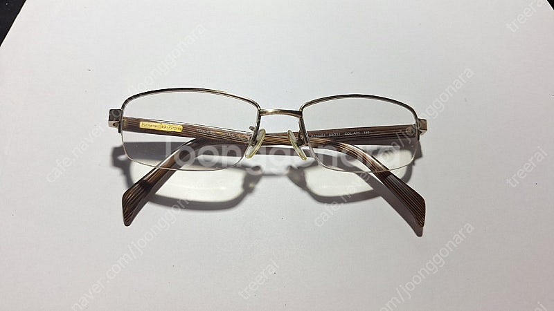 에르메네질도 제냐 VZ3025J 티타늄 반무테 안경테 ...--1