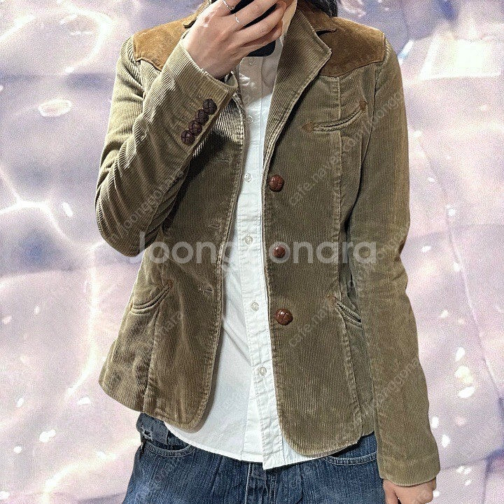 폴로 랄프로렌 웨스턴 코듀로이 자켓 브라운 초콜릿 2--2