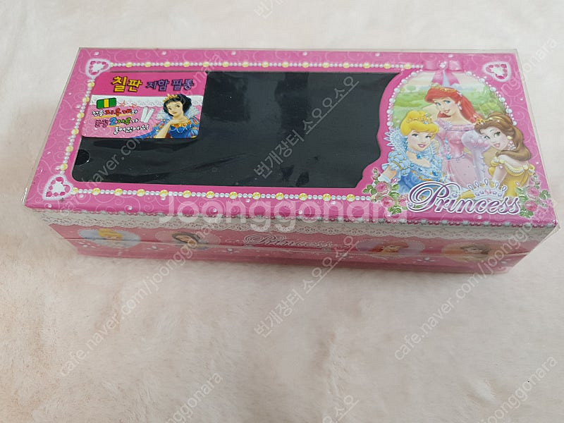 미개봉) 고전 디즈니 프린세스 칠판 필통 빈티지 지함 ...--2
