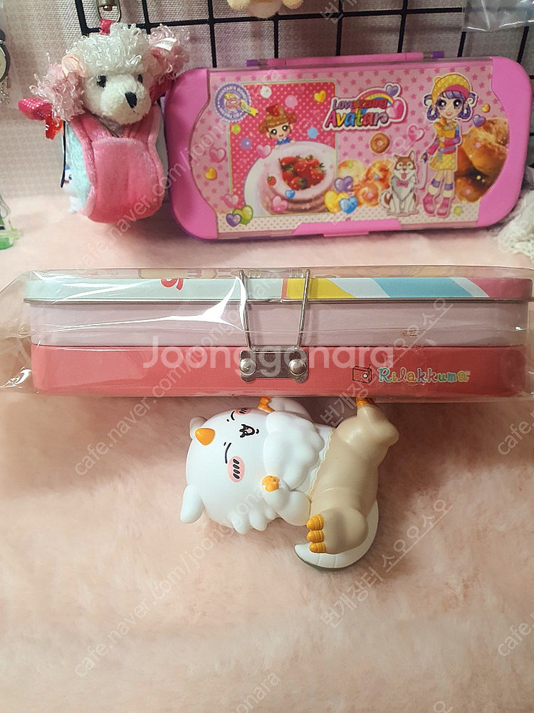 미개봉) 고전 리락쿠마 코리락쿠마 필통 빈티지 2단 틴...--2