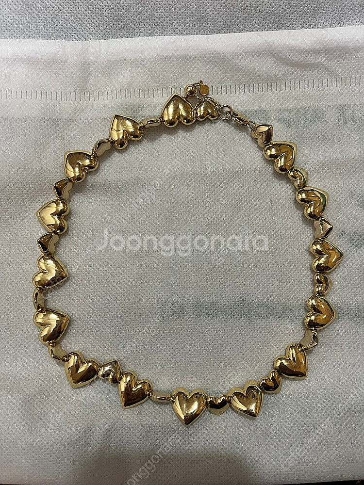 택포/새상품수준 앤아더스토리즈 목걸이 골드칼라--0