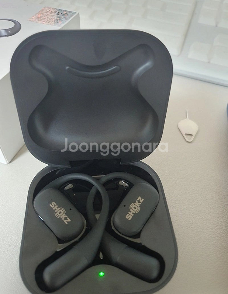 샥즈 오픈핏 T910블루투스 이어폰 팝니다--0