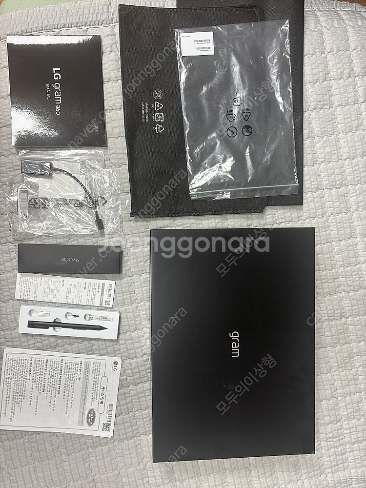 풀박스) LG 그램360 16인치 쿼츠실버--1