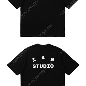 아이앱 반팔 Xl 새상품 블랙.IAB