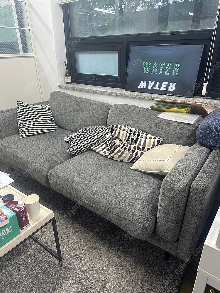 사무실 응접 소파+테이블 세트 이미지