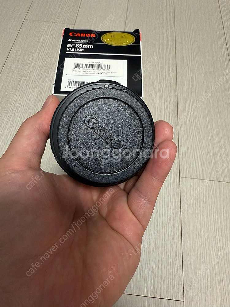 캐논 EF85mm F1.8 USM 팝니다. (애기만두)--8