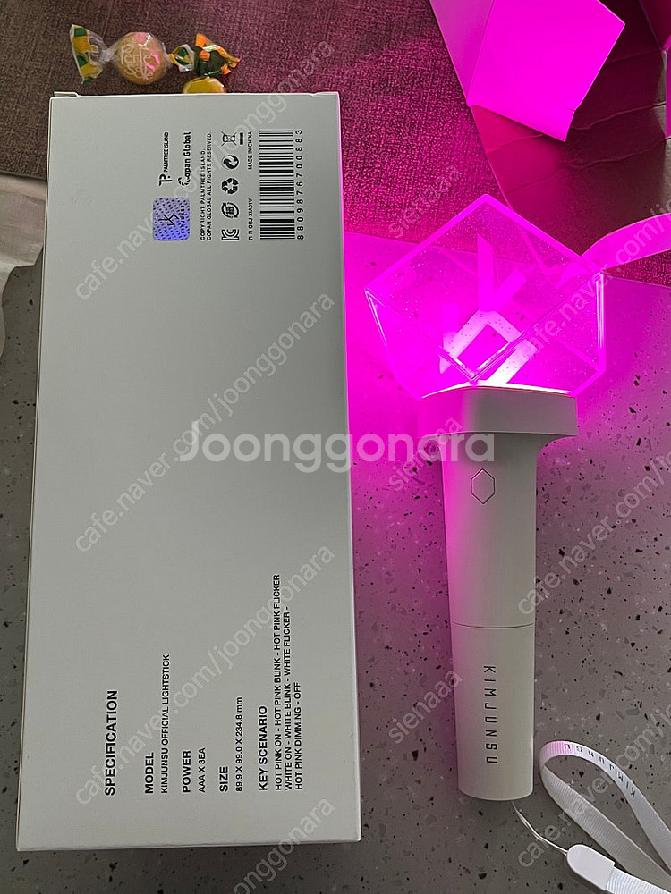 김준수 XIA 응원봉 코코봉 코코넛봉 (1회 사용)--1