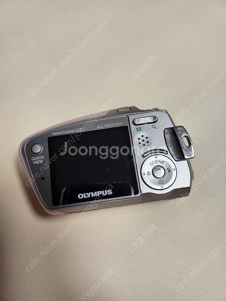 올림푸스 뮤 미니 디지털s 핑크 디지털카메라 빈티지디카--1
