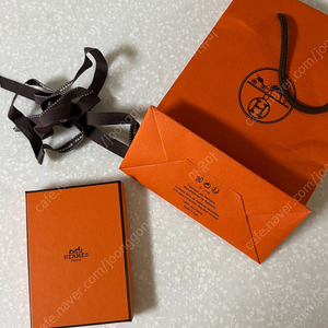 에르메스 상자+종이가방 (카드지갑)